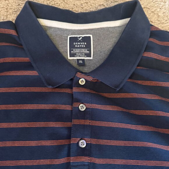 Denver Hayes Men's Polo Shirt 4XL - Picture 2 of 2